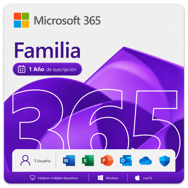 Office 365 familia 12 Meses