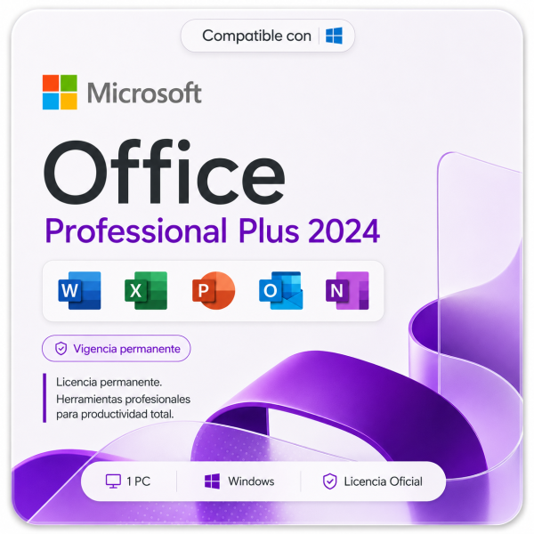 Microsoft Office 2024 Professional Plus - Licencia Original