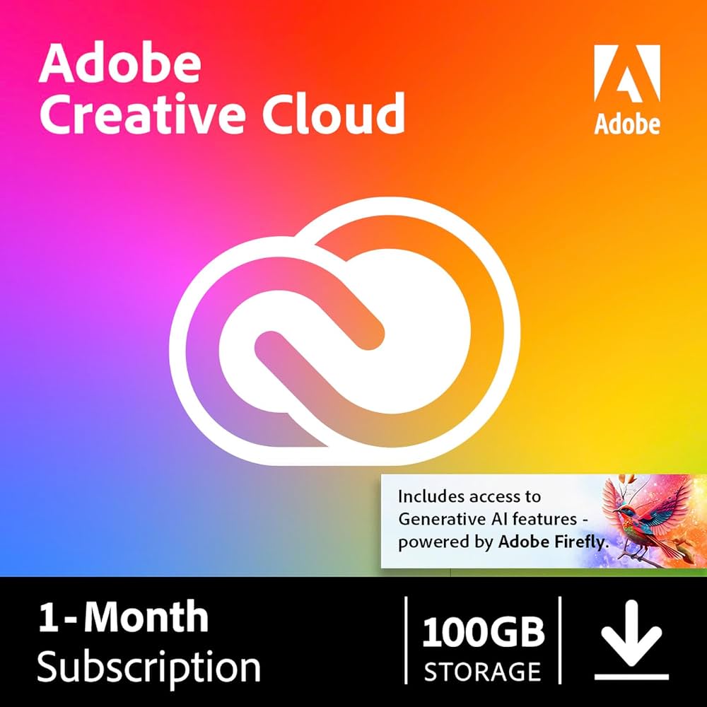 ADOBE CREATIVE CLOUD 1 MES WINDOWS y MAC