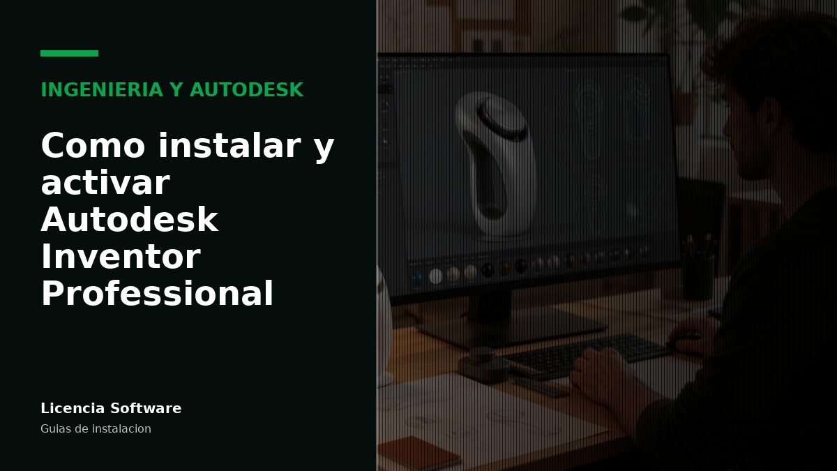 Cómo instalar y activar Autodesk Inventor Professional 2024 paso a paso