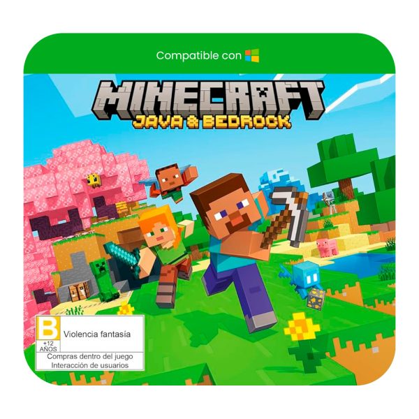 Minecraft Java & Bedrock Edition (PC) - La Aventura Definitiva en Bloques
