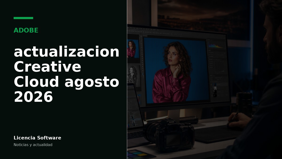 Adobe lanza Creative Cloud Desktop 6.10 y actualizaciones de Photoshop en agosto de 2026