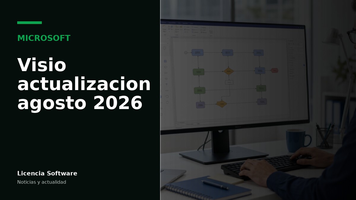 Visio en Microsoft 365 Apps recibe mejoras de productividad y seguridad en agosto de 2026