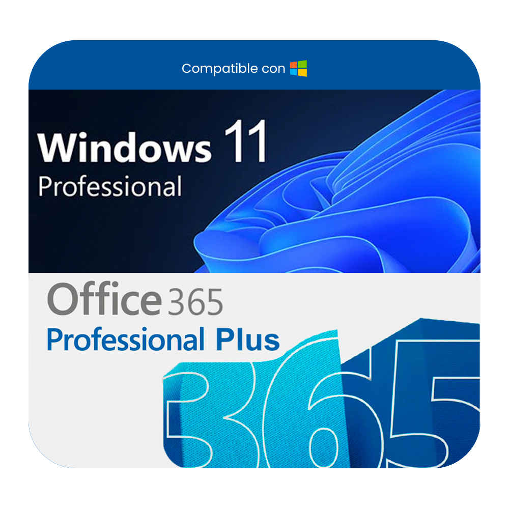 Windows 11 Pro + Office 365 (cuenta)
